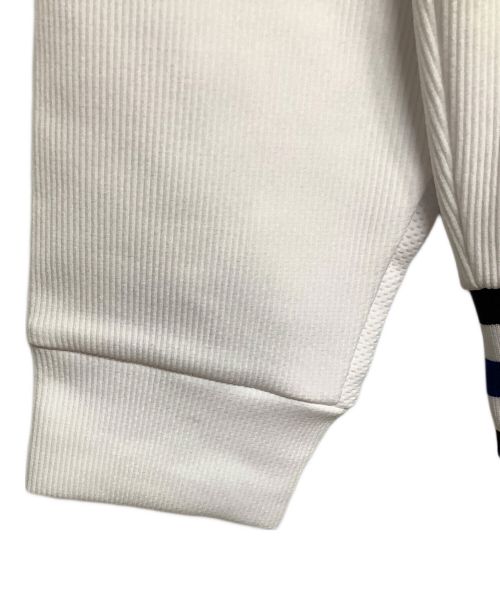 PEARLY GATES（パーリーゲイツ）PEARLY GATES (パーリーゲイツ) クルーネックスウェット ホワイト サイズ:1 未使用品の古着・服飾アイテム