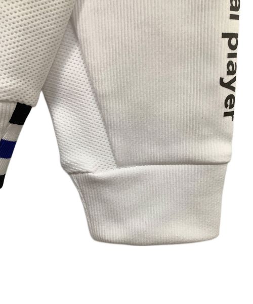 PEARLY GATES（パーリーゲイツ）PEARLY GATES (パーリーゲイツ) クルーネックスウェット ホワイト サイズ:1 未使用品の古着・服飾アイテム