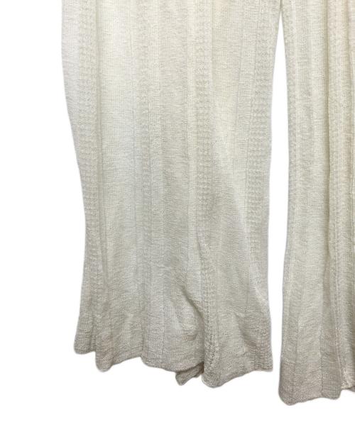 eimy istoire（エイミーイストワール）eimy istoire (エイミーイストワール) レースロングパンツ ホワイト アイボリー サイズ:Free 未使用品の古着・服飾アイテム