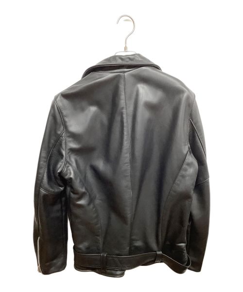 VANSON（バンソン）VANSON (バンソン) nano・universe (ナノ・ユニバース) レザーライダースジャケット ブラック サイズ:Mの古着・服飾アイテム