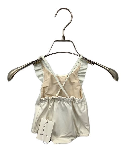 GUCCI（グッチ）GUCCI (グッチ) ロゴ水着 ホワイト サイズ:3/6 未使用品の古着・服飾アイテム