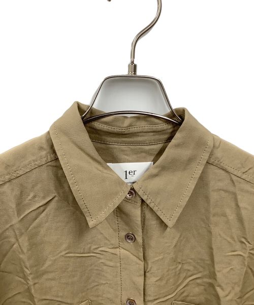 1er Arrondissement（プルミエ アロンディスモン）1er Arrondissement (プルミエ アロンディスモン) シャツワンピース カーキ カーキ サイズ:Mの古着・服飾アイテム