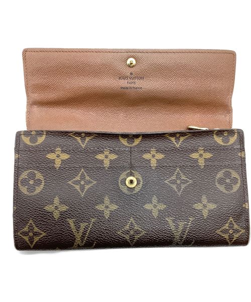 LOUIS VUITTON（ルイ ヴィトン）LOUIS VUITTON (ルイ ヴィトン) ポルトフォイユ・サラ ブラウンの古着・服飾アイテム