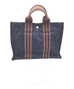 中古・古着通販】HERMES (エルメス) コットンキャンバストートバッグ
