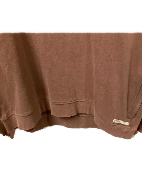 stussy（ステューシー）stussy (ステューシー) スウェット ブラウン ブラウン サイズ:Lの古着・服飾アイテム