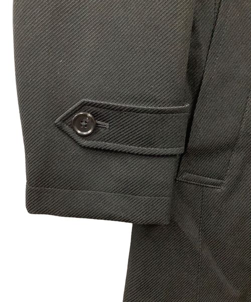 BEAMS HEART（ビームスハート）BEAMS HEART (ビームスハート) 撥水 カルゼ 2WAY スタンドカラー コート ブラック サイズ:Sの古着・服飾アイテム