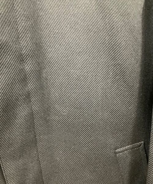 BEAMS HEART（ビームスハート）BEAMS HEART (ビームスハート) 撥水 カルゼ 2WAY スタンドカラー コート ブラック サイズ:Sの古着・服飾アイテム