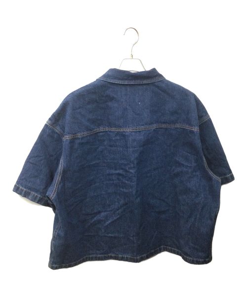 Calvin Klein Jeans（カルバンクラインジーンズ）Calvin Klein Jeans (カルバンクラインジーンズ) ボクシーデニムシャツ インディゴ サイズ:Lの古着・服飾アイテム