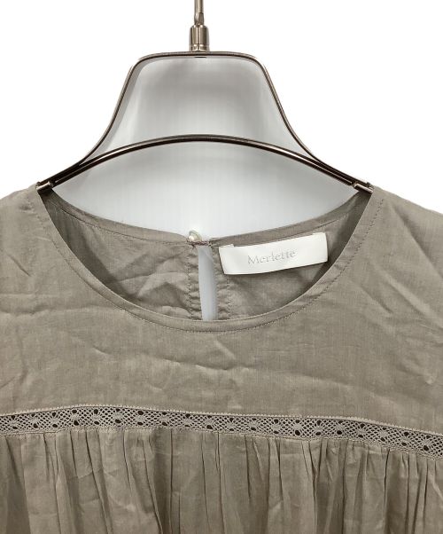 merlette（マーレット）Merlette (マーレット) MAIDA DRESSワンピース グレー サイズ:Sの古着・服飾アイテム