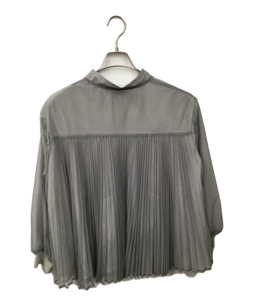 MARECHAL TERRE（マルシャルテル）MARECHAL TERRE (マルシャルテル) バックプリーツチュールブルゾン グレー サイズ:2の古着・服飾アイテム