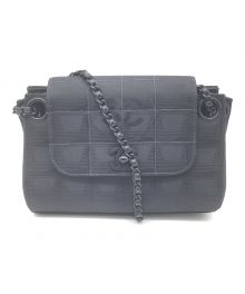 CHANEL（シャネル）の古着「ニュートラベルラインチェーンショルダーバッグ」｜ブラック