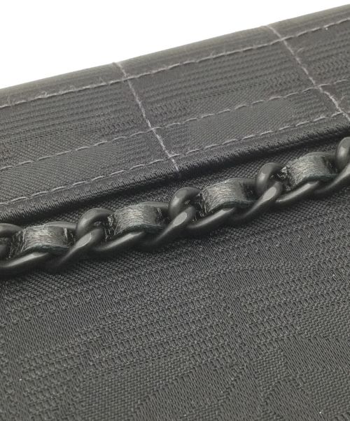 CHANEL（シャネル）CHANEL (シャネル) ニュートラベルラインチェーンショルダーバッグ ブラックの古着・服飾アイテム