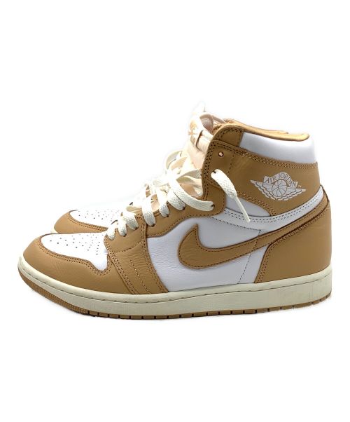 NIKE（ナイキ）NIKE (ナイキ) AIR JORDAN 1 RETRO HI OG ホワイト×ベージュ サイズ:28の古着・服飾アイテム