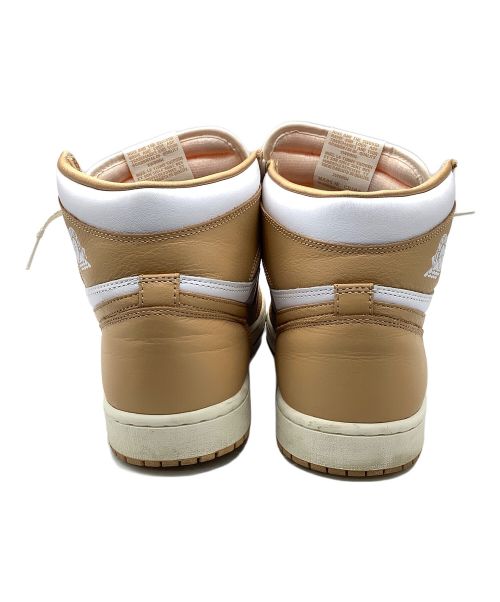 NIKE（ナイキ）NIKE (ナイキ) AIR JORDAN 1 RETRO HI OG ホワイト×ベージュ サイズ:28の古着・服飾アイテム