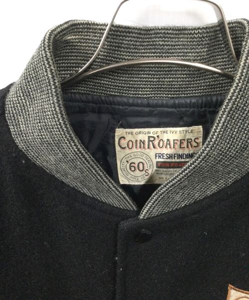 COIN R'OAFERS（コインローファーズ）COIN R'OAFERS (コインローファーズ) スタジャン ブラック ブラック サイズ:Mの古着・服飾アイテム