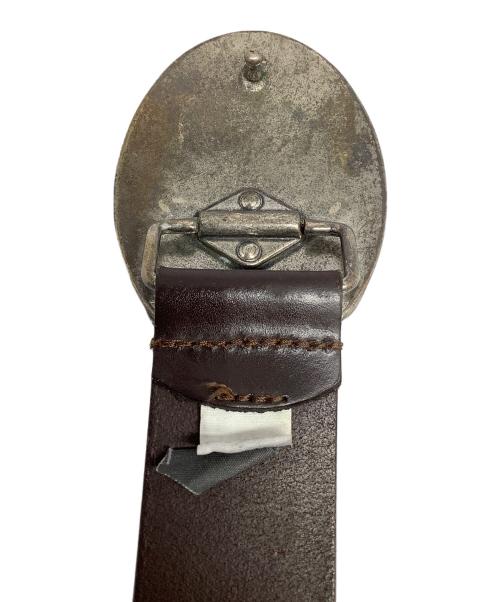 DIESEL（ディーゼル）DIESEL (ディーゼル) レザーベルト ロゴ ブラウンの古着・服飾アイテム