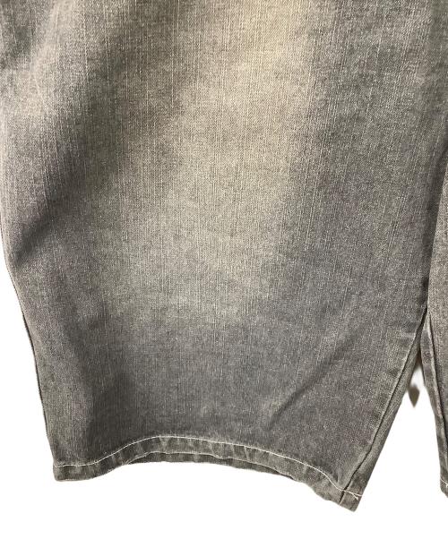 DOG TOWN（ドッグ タウン）DOG TOWN (ドッグ タウン) ロゴ刺繍ハーフデニムパンツ グレー サイズ:不明の古着・服飾アイテム