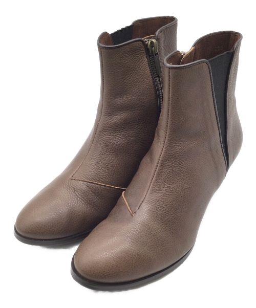 卑弥呼（ヒミコ）卑弥呼 (ヒミコ) サイドジップブーツ ブラウン ブラウン サイズ:22.5の古着・服飾アイテム