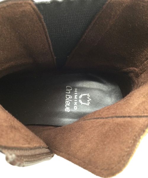卑弥呼（ヒミコ）卑弥呼 (ヒミコ) サイドジップブーツ ブラウン ブラウン サイズ:22.5の古着・服飾アイテム