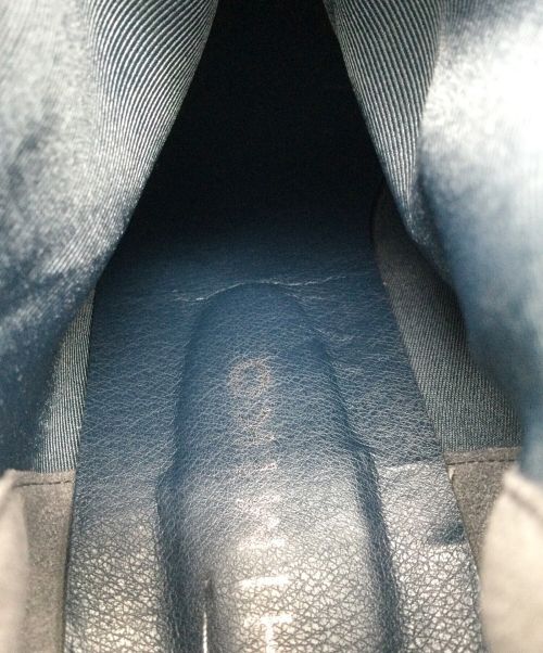 卑弥呼（ヒミコ）卑弥呼 (ヒミコ) 型押しコンビストレッチブーツ ネイビー サイズ:23の古着・服飾アイテム