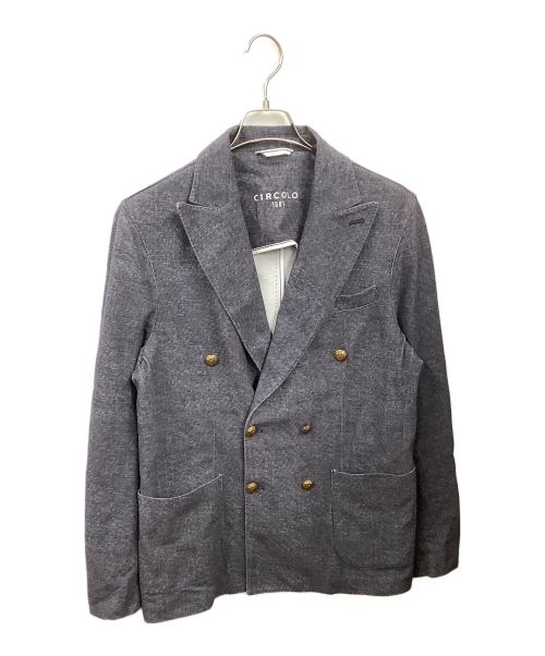 CIRCOLO 1901（チルコロ1901）CIRCOLO 1901 (チルコロ1901) シングルジャケット グレー グレー サイズ:48の古着・服飾アイテム