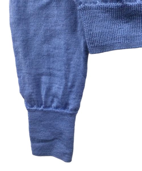 TORY BURCH（トリーバーチ）TORY BURCH (トリーバーチ) ウールカーディガン　ブルー ブルー サイズ:XSの古着・服飾アイテム