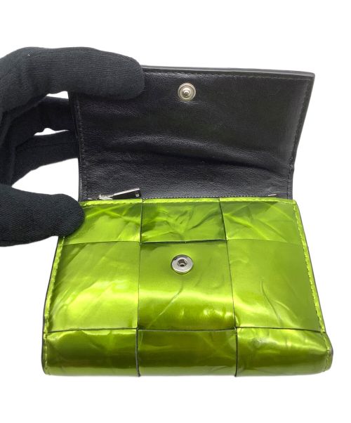 BOTTEGA VENETA（ボッテガベネタ）BOTTEGA VENETA (ボッテガベネタ) 3つ折り財布 マキシ イントレチャートの古着・服飾アイテム