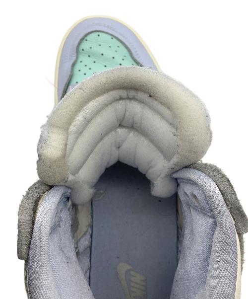 NIKE（ナイキ）NIKE (ナイキ)  エア ジョーダン 1 ハイ メソッド オブ メイク ハイドロゲンブルー ライトデュー ココナッツミルク セイル  マルチカラー サイズ:26.5の古着・服飾アイテム