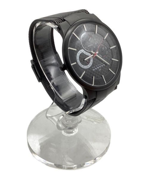 SKAGEN（スカーゲン）SKAGEN (スカーゲン) 腕時計 ブラック ブラックの古着・服飾アイテム