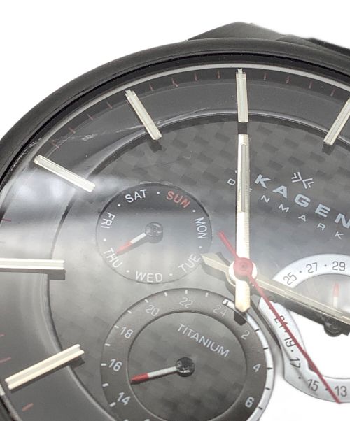 SKAGEN（スカーゲン）SKAGEN (スカーゲン) 腕時計 ブラック ブラックの古着・服飾アイテム