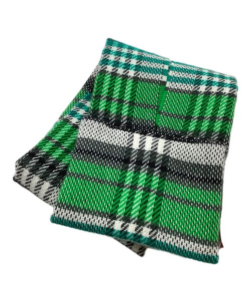 etre relie（エトレリー）etre relie (エトレリー) チェック柄ストール マルチカラー マルチカラーの古着・服飾アイテム