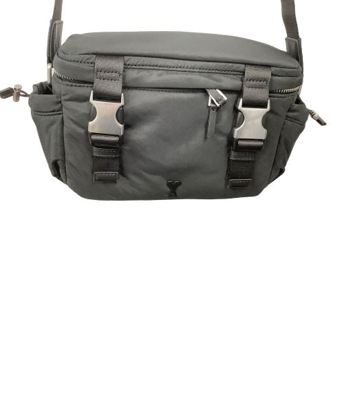 AMIPARIS（アミパリス）AMIPARIS (アミパリス) Ami de Coeur メッセンジャーバッグ ブラックの古着・服飾アイテム