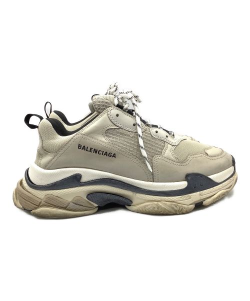 BALENCIAGA（バレンシアガ）BALENCIAGA (バレンシアガ) TRIPLE S ベージュ サイズ:29の古着・服飾アイテム