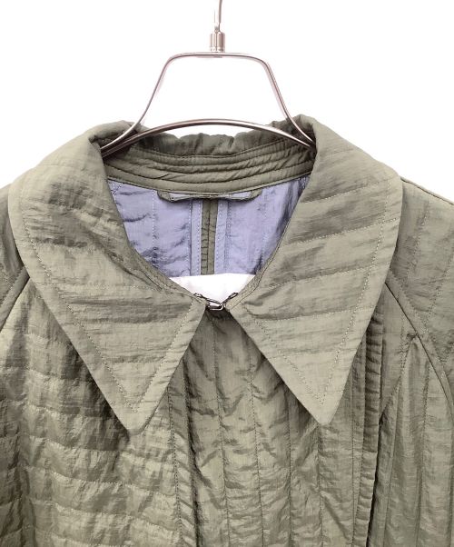 KENZO（ケンゾー）KENZO (ケンゾー) キルテッドトレンチコート ブロンズ オリーブ サイズ:Mの古着・服飾アイテム