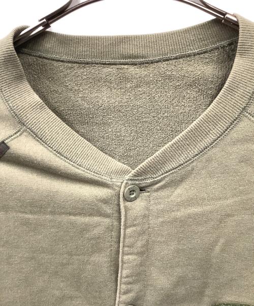 PAPAS（パパス）PAPAS (パパス) スウェットブルゾン オリーブ サイズ:Lの古着・服飾アイテム