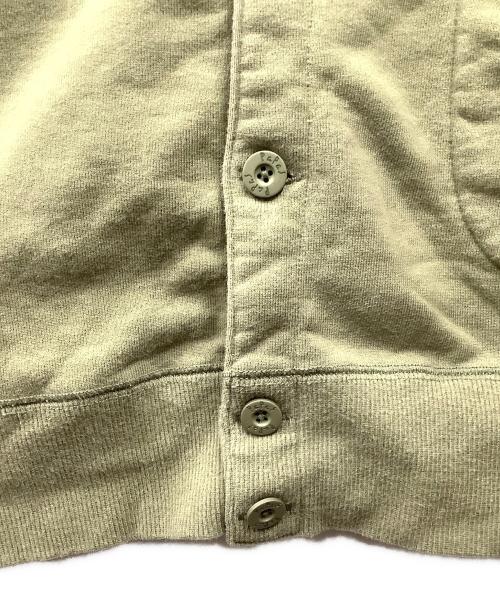 PAPAS（パパス）PAPAS (パパス) スウェットブルゾン オリーブ サイズ:Lの古着・服飾アイテム