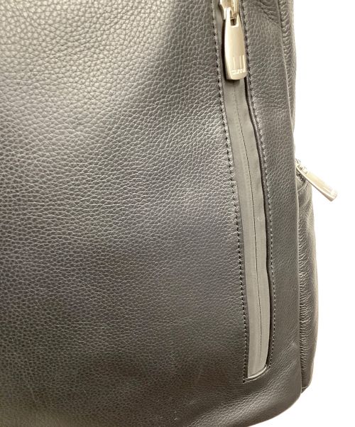 dunhill（ダンヒル）dunhill (ダンヒル) レザーリュック ブラック×グリーン ブラックの古着・服飾アイテム