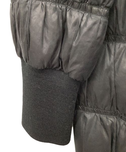 MONCLER（モンクレール）MONCLER (モンクレール) コヨーテファー付きダウンコート ブラック サイズ:Sの古着・服飾アイテム
