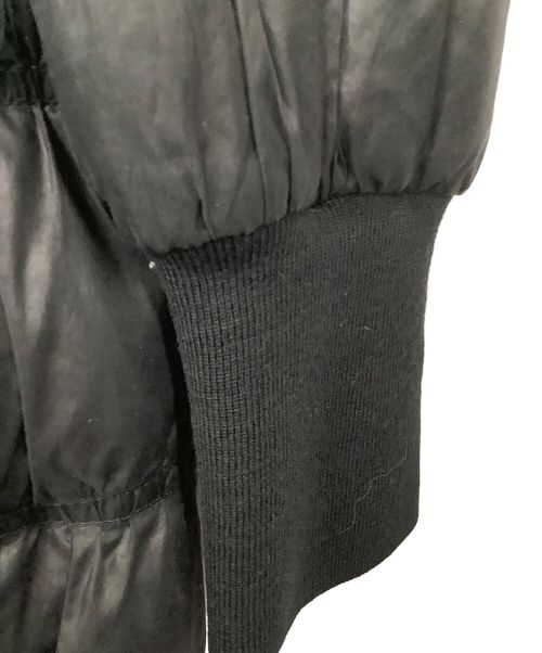 MONCLER（モンクレール）MONCLER (モンクレール) コヨーテファー付きダウンコート ブラック サイズ:Sの古着・服飾アイテム