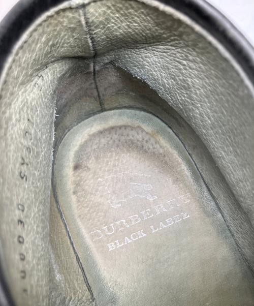 BURBERRY BLACK LABEL（バーバリーブラックレーベル）BURBERRY BLACK LABEL (バーバリーブラックレーベル) ブーツ ブラック ブラック サイズ:25.5の古着・服飾アイテム