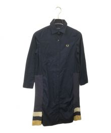 FRED PERRY（フレッドペリー）の古着「シャツワンピース ネイビー」｜ネイビー