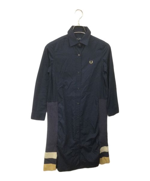 FRED PERRY（フレッドペリー）FRED PERRY (フレッドペリー) シャツワンピース ネイビー ネイビー サイズ:36の古着・服飾アイテム