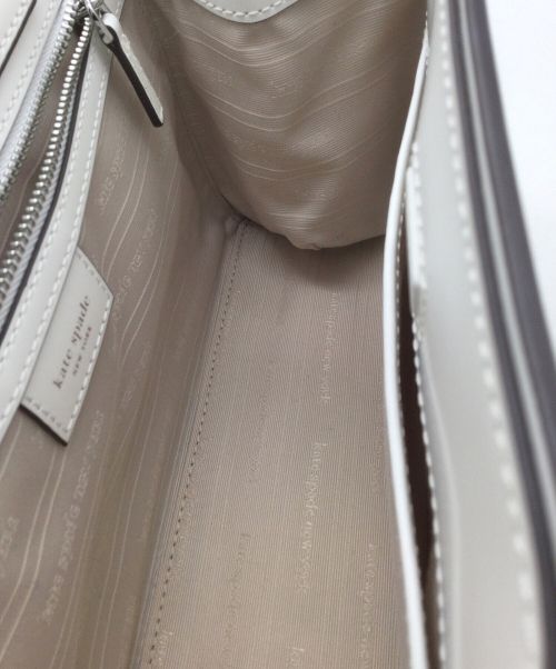 Kate Spade（ケイトスペード）Kate Spade (ケイトスペード) サム アイコン ミニトートバッグ ホワイトの古着・服飾アイテム