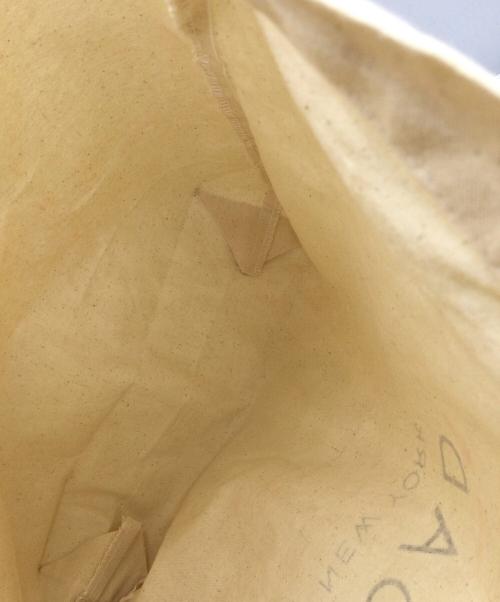 OAD NEW YORK（オーエーディーニューヨーク）OAD NEW YORK (オーエーディーニューヨーク) ロゴトートバッグ ベージュの古着・服飾アイテム