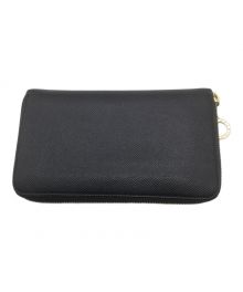 BVLGARI（ブルガリ）の古着「ラウンドファスナー財布 ブラック」｜ブラック