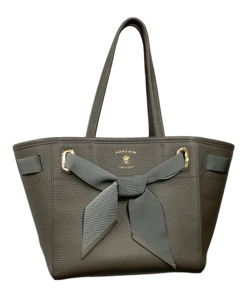 A.D.M.J.（エーディーエムジェイ）A.D.M.J. (エーディーエムジェイ) コンクルージョントートバッグ グレーの古着・服飾アイテム