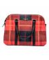 Kate Spade（ケイトスペード）の古着「チェックハンドバッグ」｜レッド