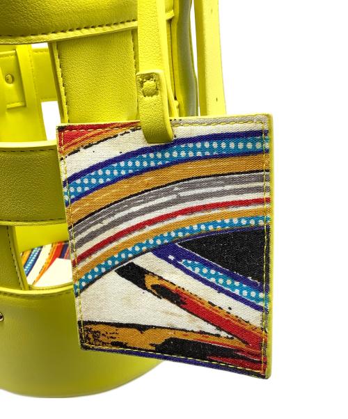 IO CLOUDY（クラウディー）IO CLOUDY (クラウディー) ハンドバッグ イエロー イエローの古着・服飾アイテム