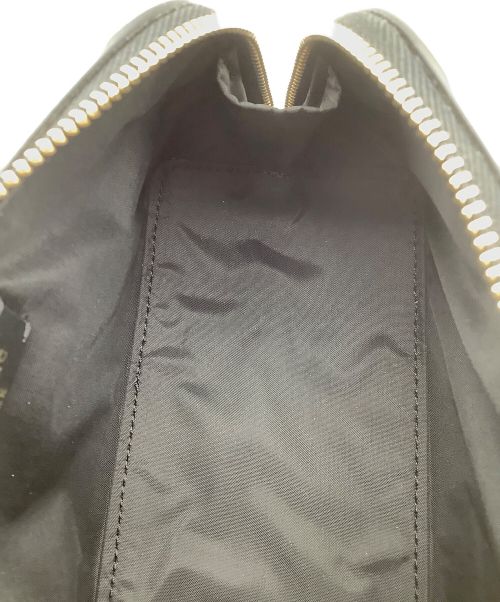 Kate Spade（ケイトスペード）Kate Spade (ケイトスペード) シミーグリッターファブリックスモール コスメティックケース ブラックの古着・服飾アイテム