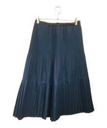 MARECHAL TERRE（マルシャルテル）の古着「プリーツティアードスカート」｜ネイビー